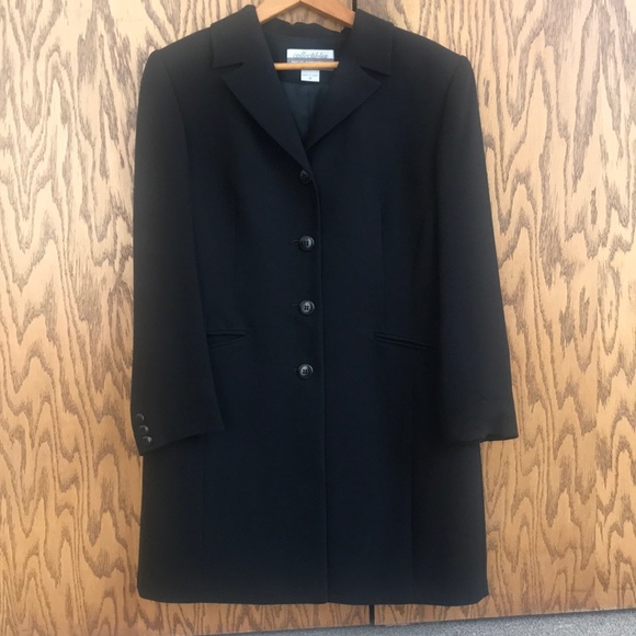 Petite Sophisticate Dresses & Skirts - PETITE SOPHISTICATE BLACK 2 PIECE SKIRT SUIT 2P 10